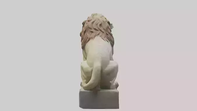 Lion statue model