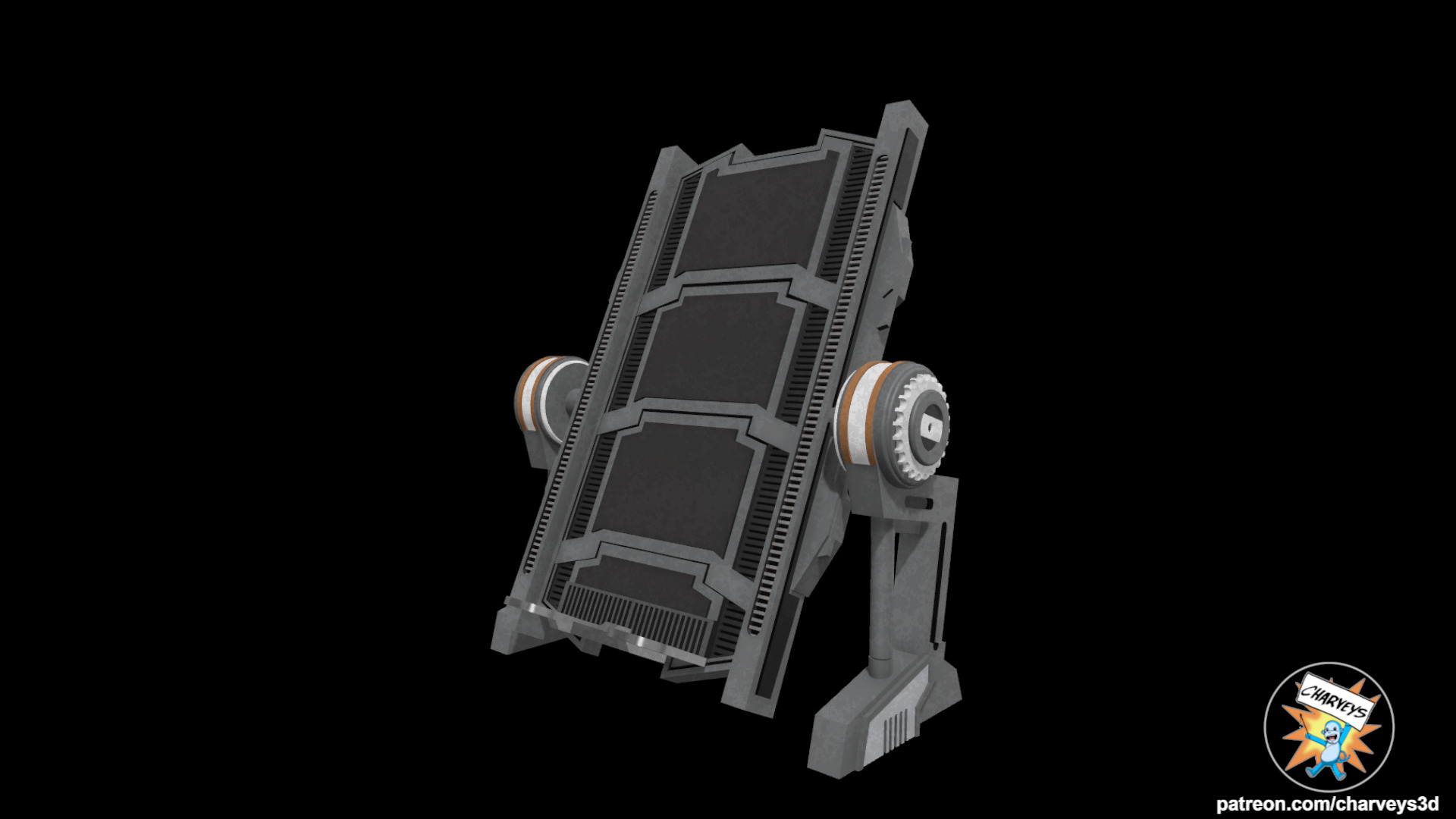 Star Wars Surgical Table for 4 and 6 inch action figures 3D print model_2