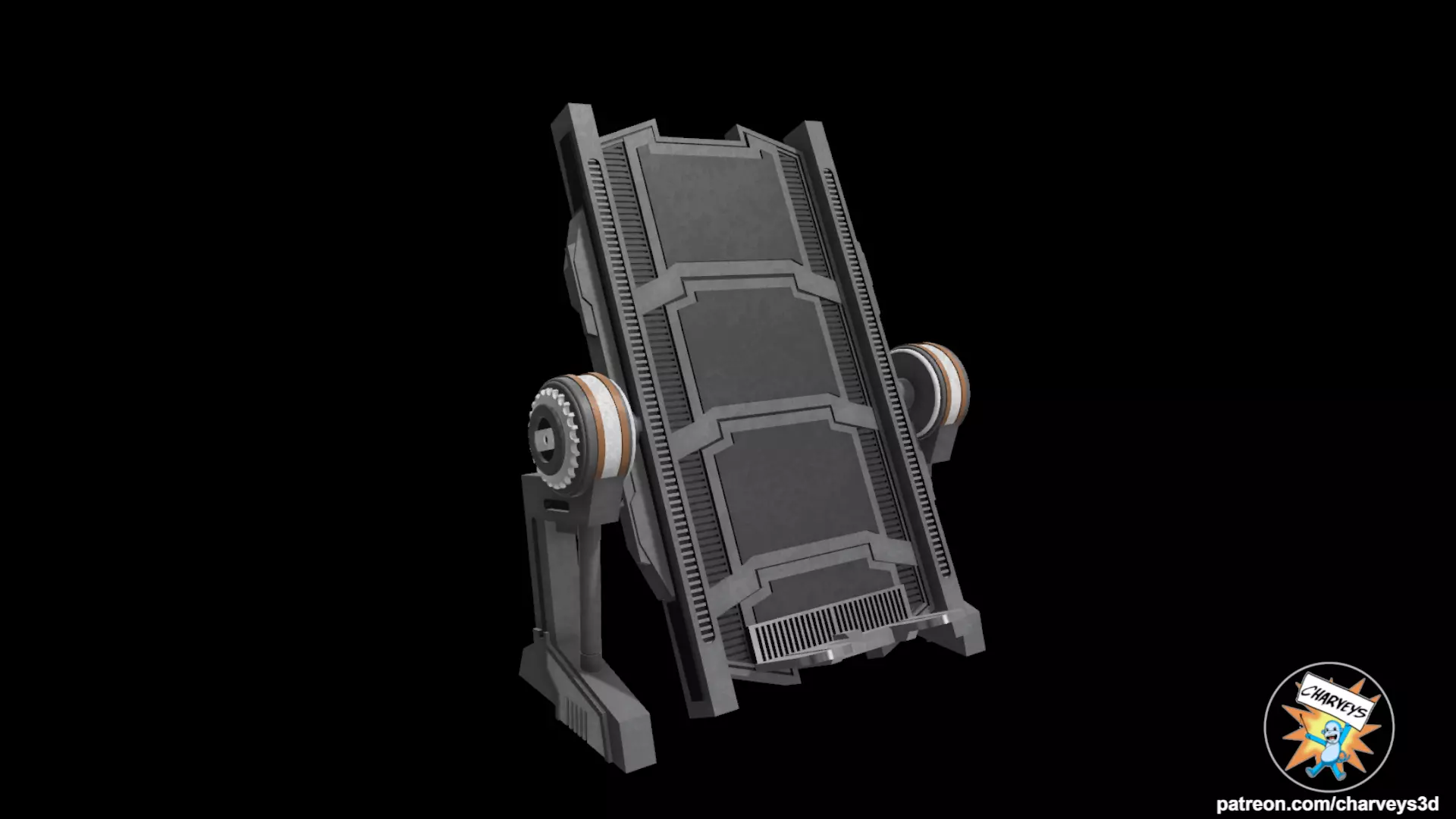 Star Wars Surgical Table for 4 and 6 inch action figures 3D print model_0