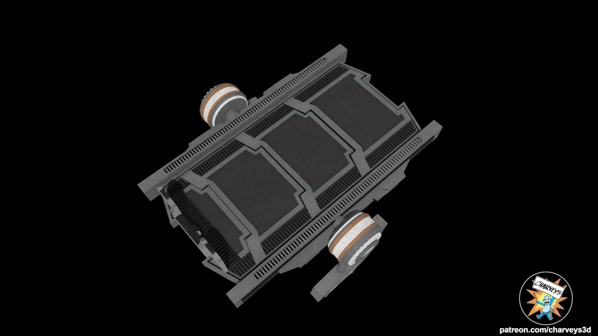 Star Wars Surgical Table for 4 and 6 inch action figures 3D print model_5
