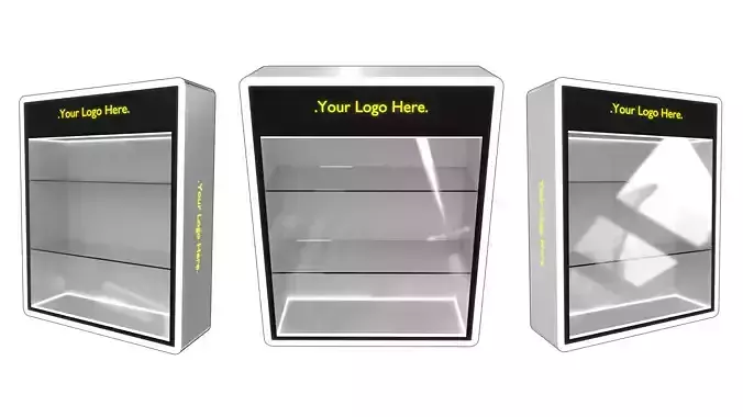 Display Mini LED Rack 5 White Glossy