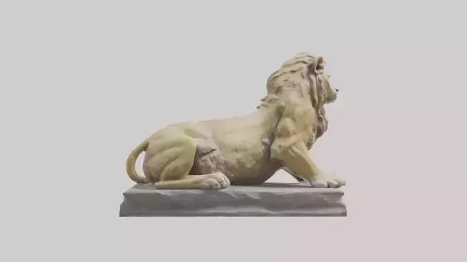 Lioness statue model