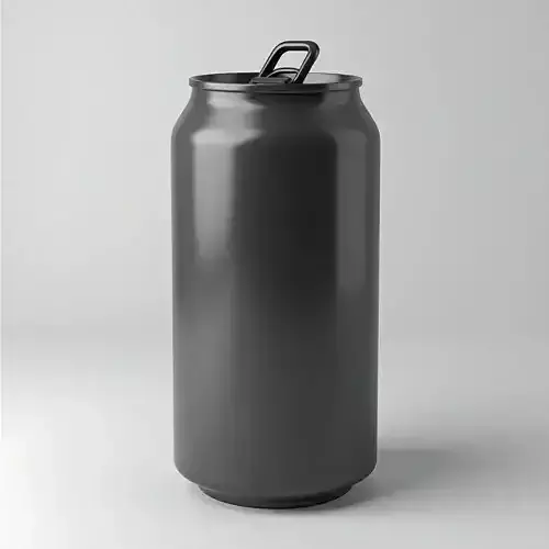 Gray Soda Can 