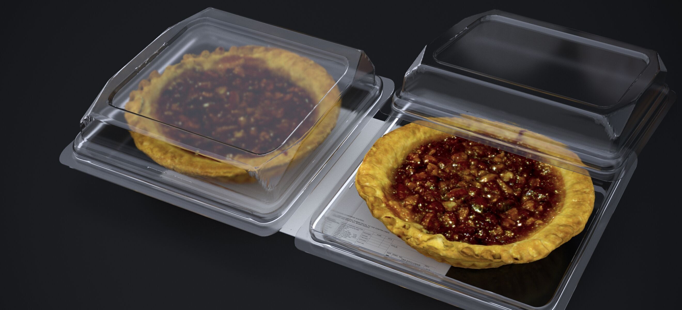 PECAN PIE FOOD PACKAGE 2024 3D model_2