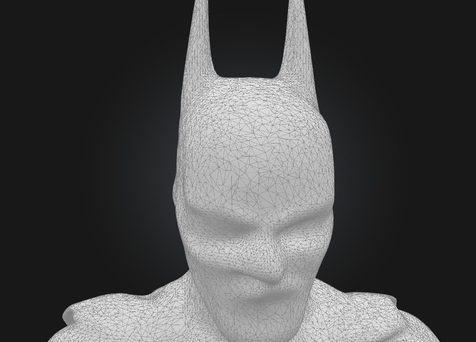 Batman The Dark Knight 3D Printable Stylized Caricature 3D print model_5