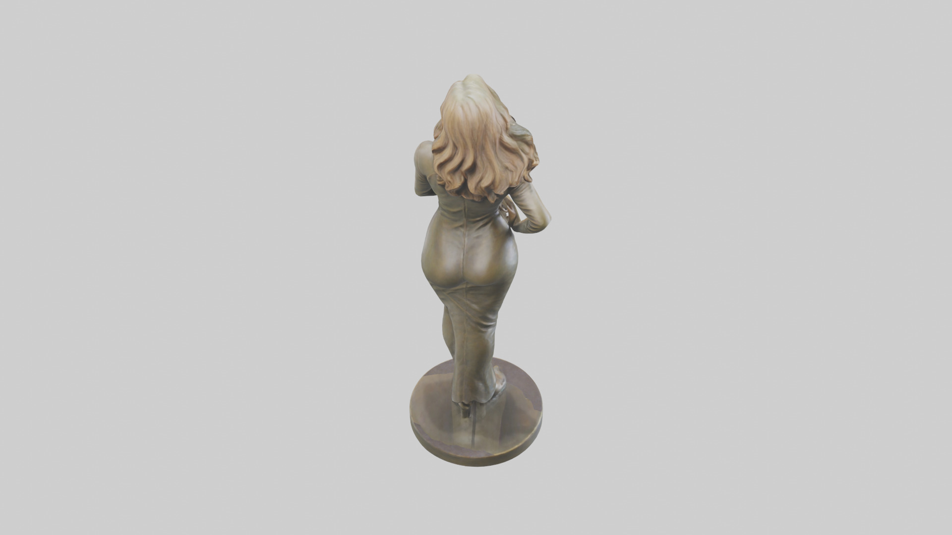 Lisa Kudrow statue model Low-poly 3D model_15