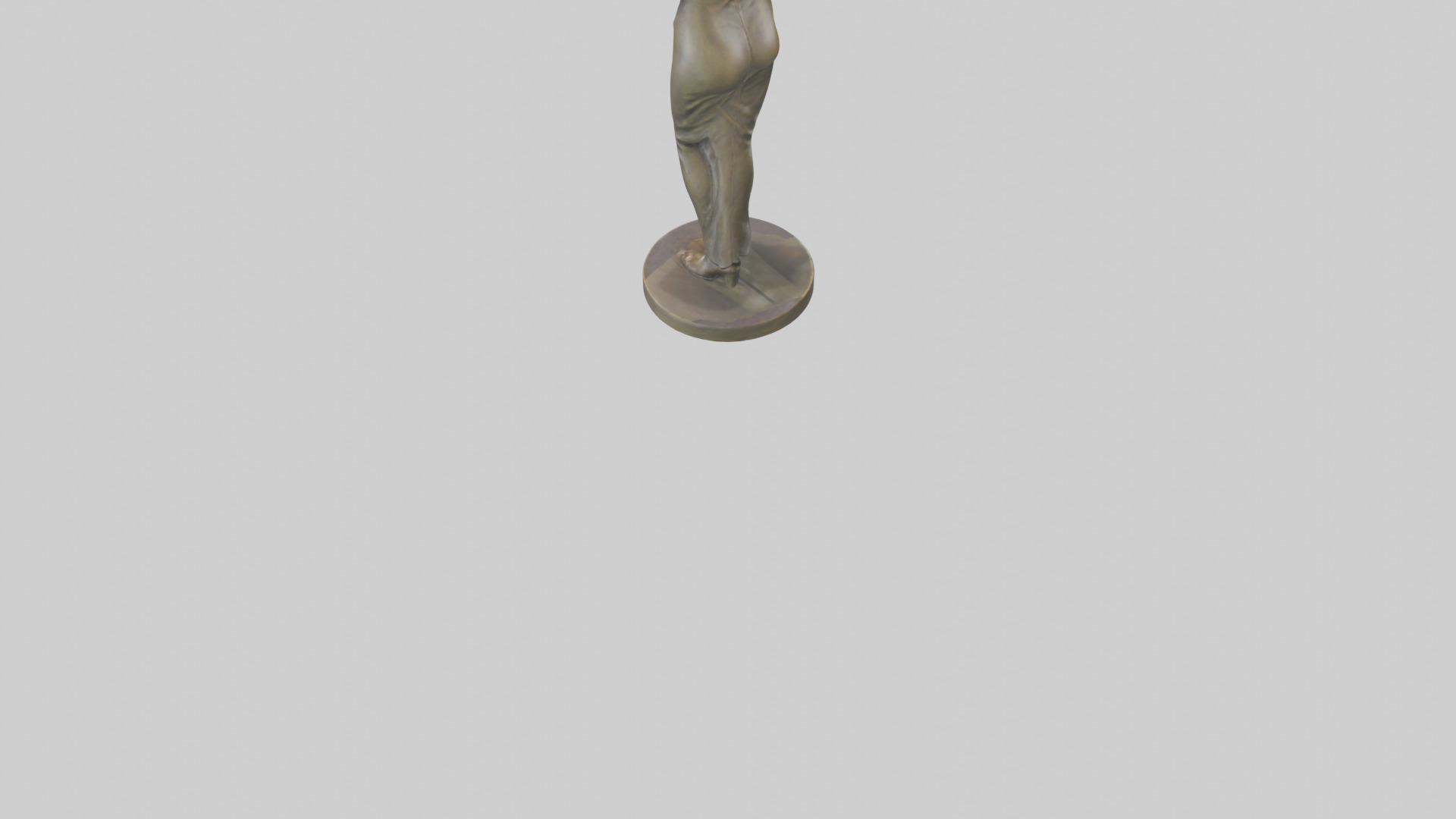 Lisa Kudrow statue model Low-poly 3D model_3