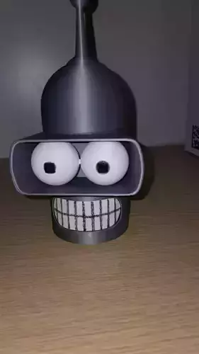 Bender head Futurama  for 3d print 3D print model