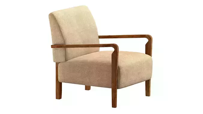 Niguel Lounge Chair by Lawson-Fenning 3D model
