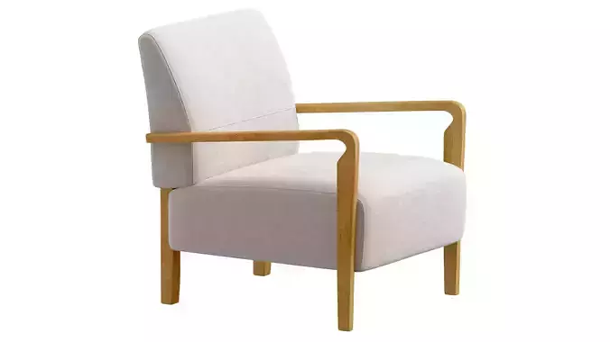 Niguel Lounge Chair by Lawson-Fenning 3D model