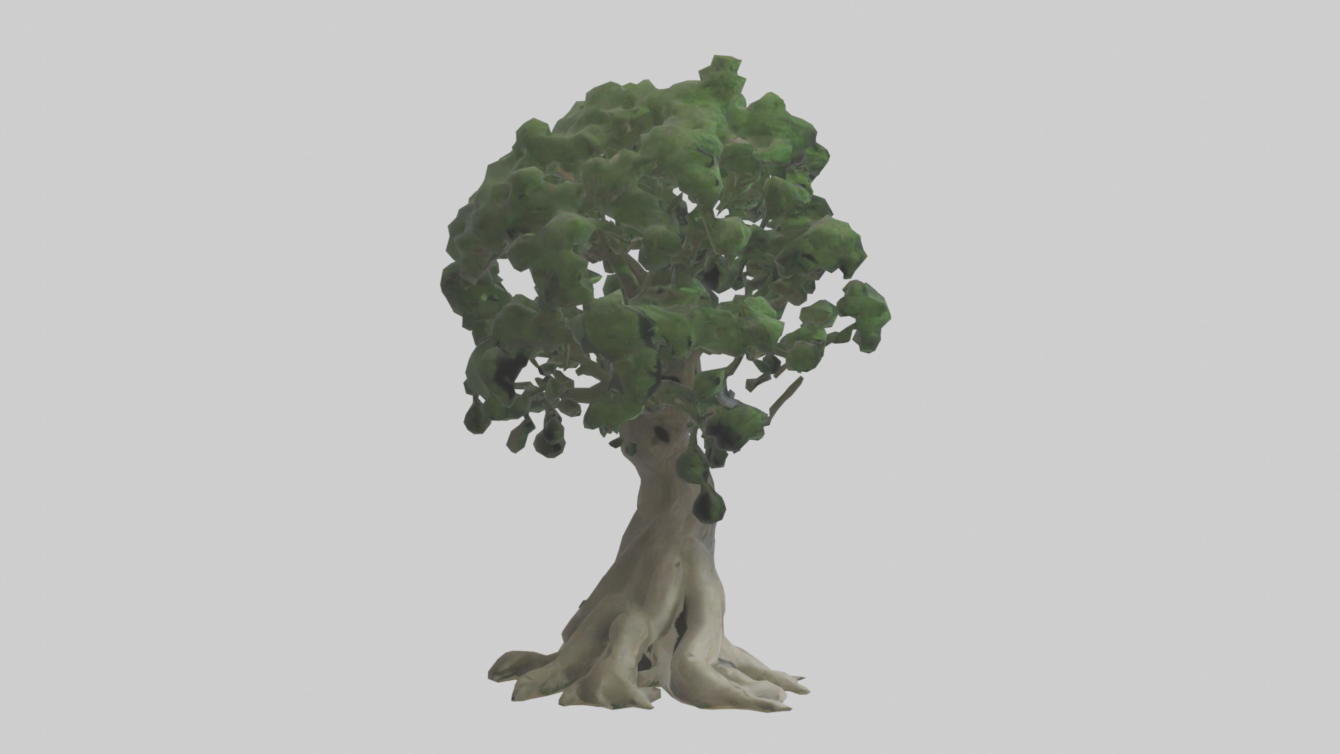 Living tree model Low-poly 3D model_13