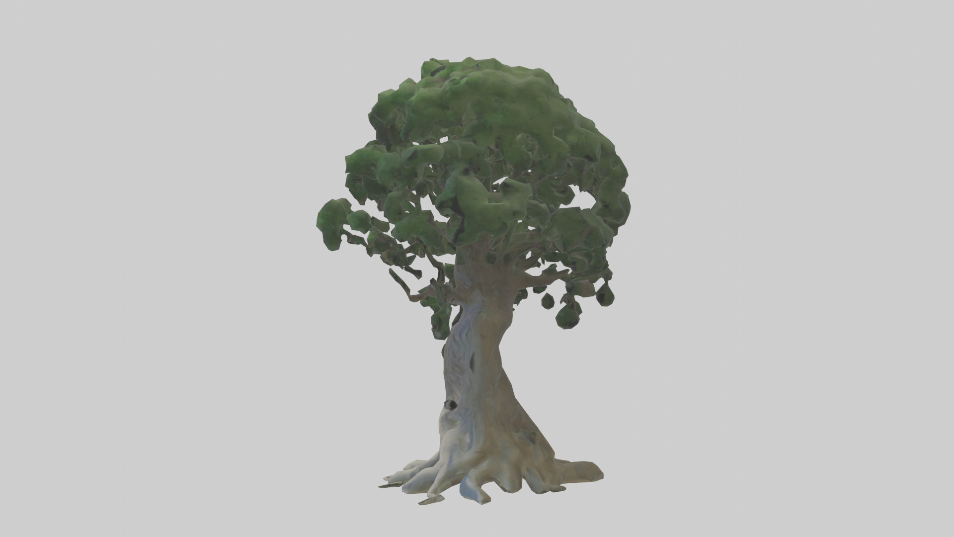 Living tree model Low-poly 3D model_12