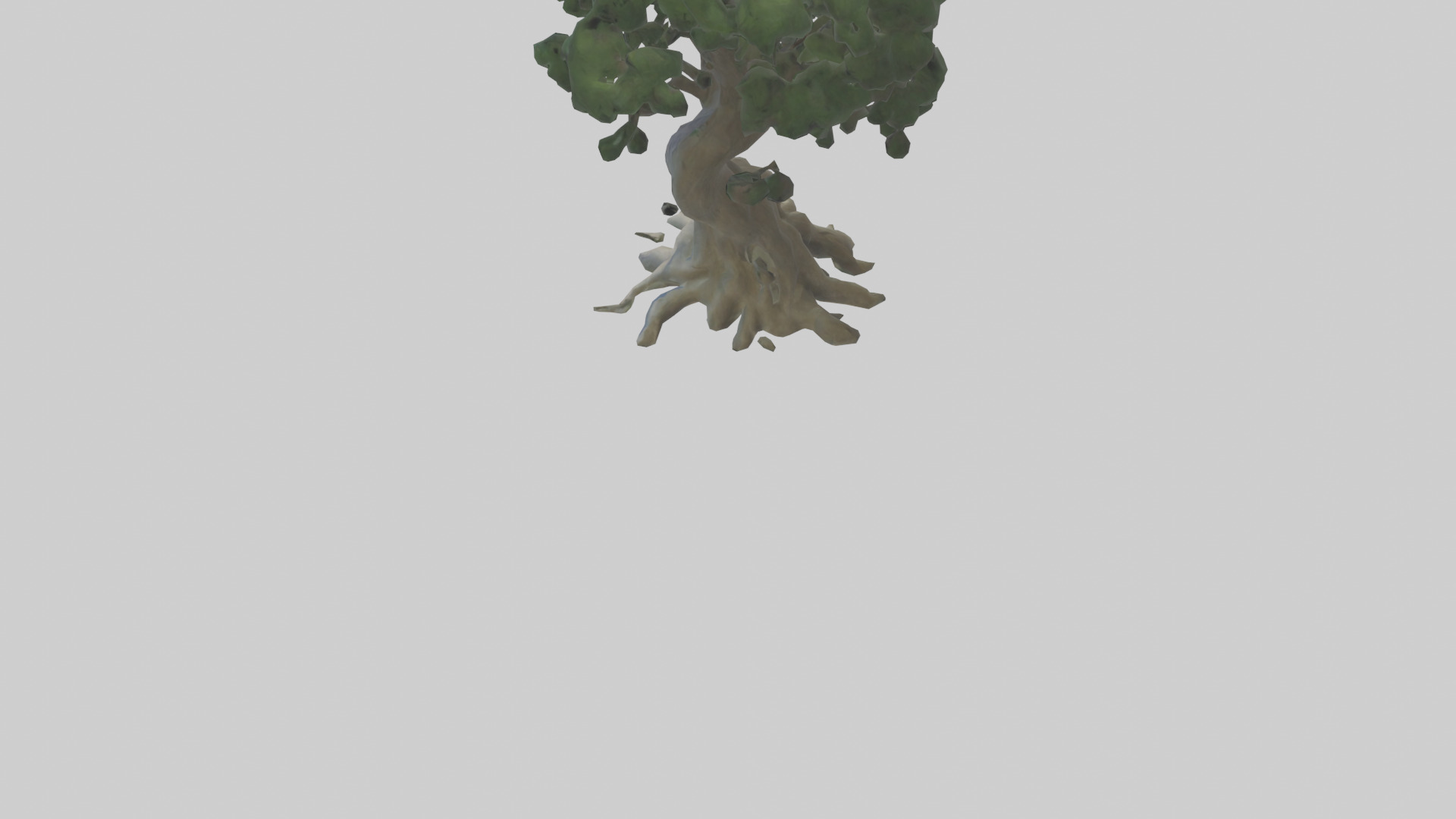 Living tree model Low-poly 3D model_3