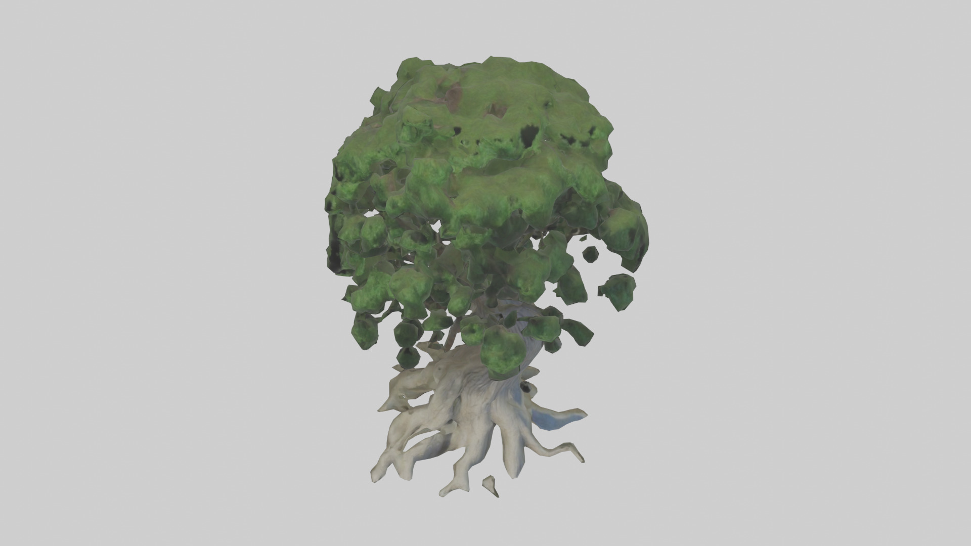 Living tree model Low-poly 3D model_16