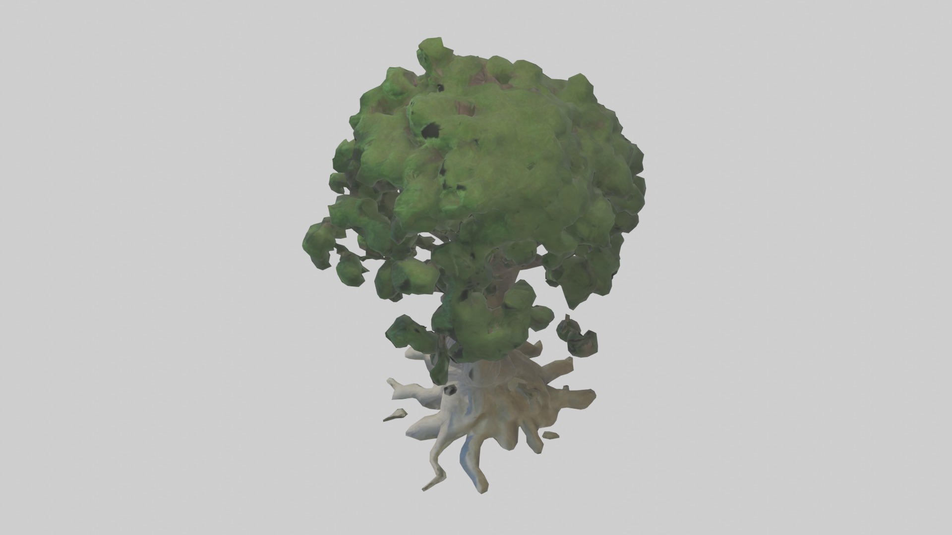 Living tree model Low-poly 3D model_17