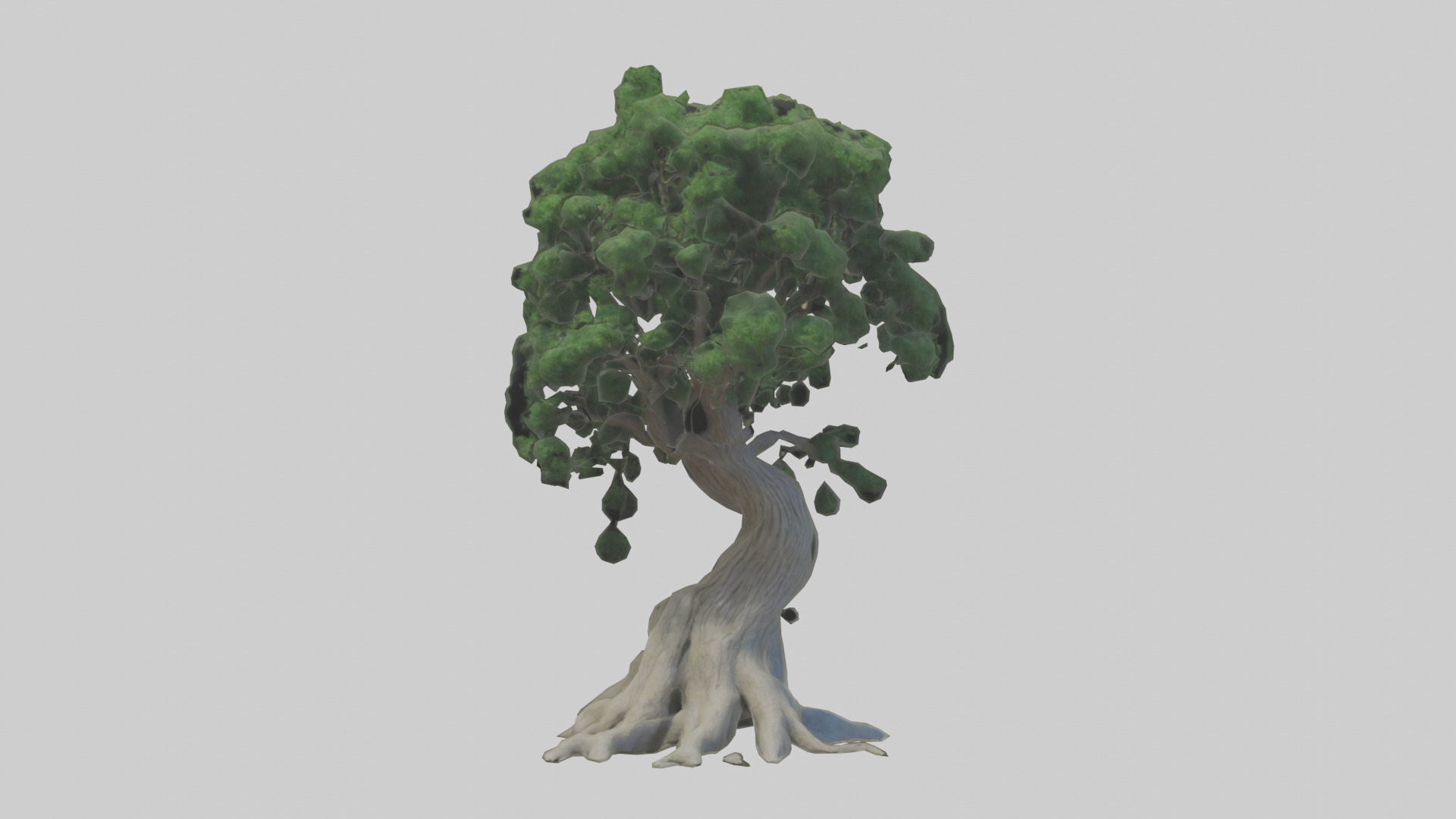 Living tree model Low-poly 3D model_9