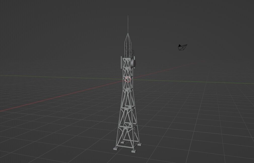 Telecommunication Tower 3D model_14