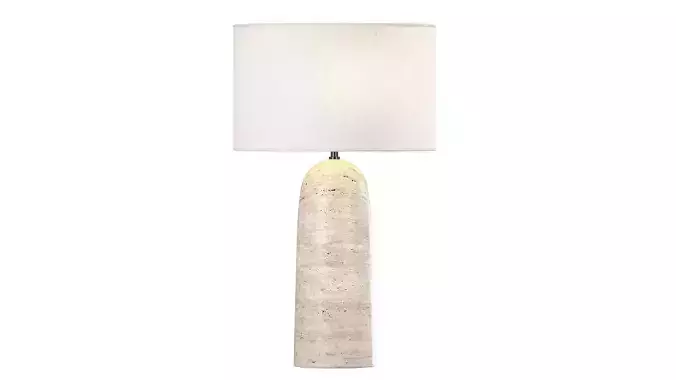 Sarezzo Stone Tapered Table Lamp