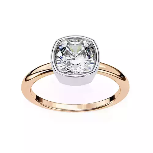Mono Solitaire Diamond Ring 360 animation renders 3dm stl 