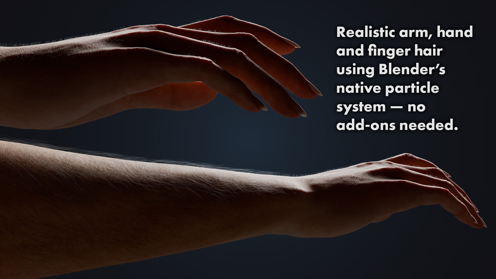 Realistic Female Arms - Customizable Edition 3D model_9