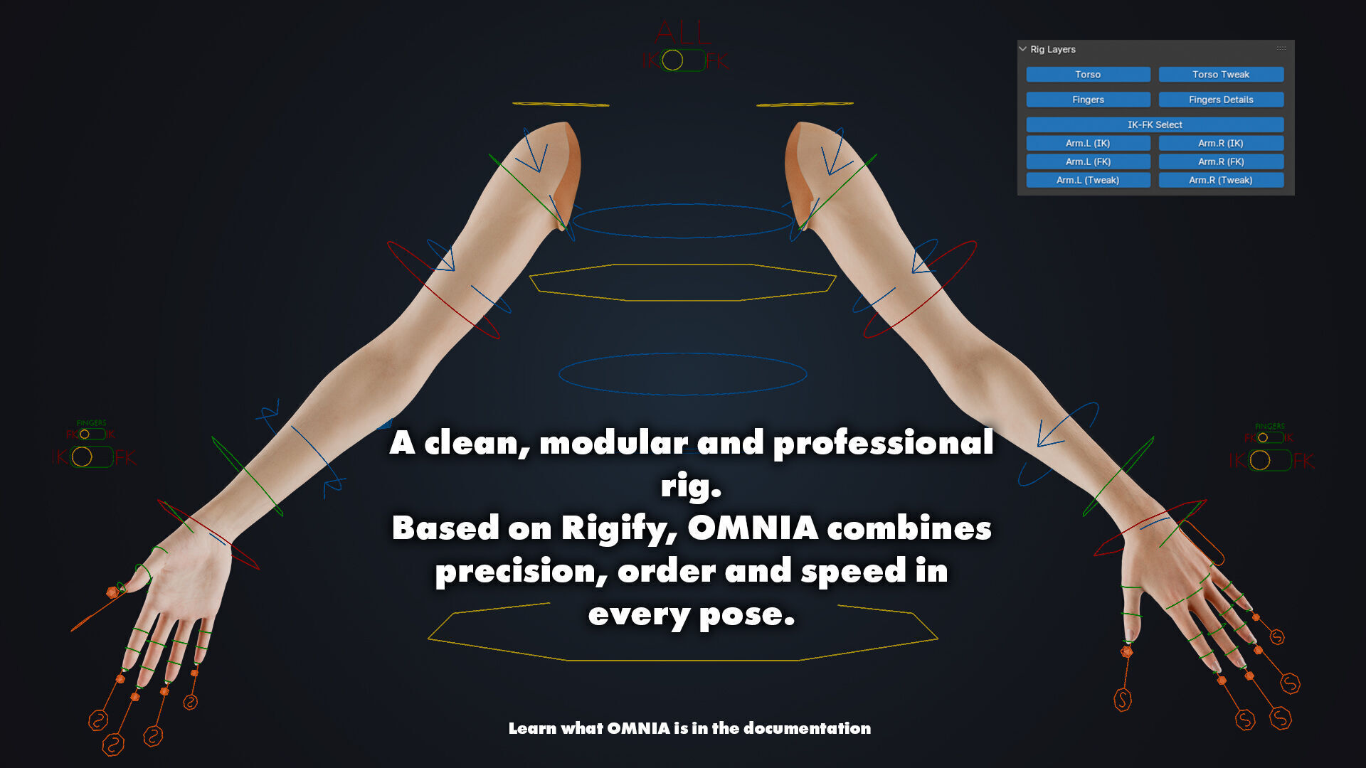 Realistic Female Arms - Customizable Edition 3D model_10