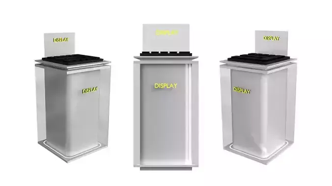 Totem Glass Display 3D model