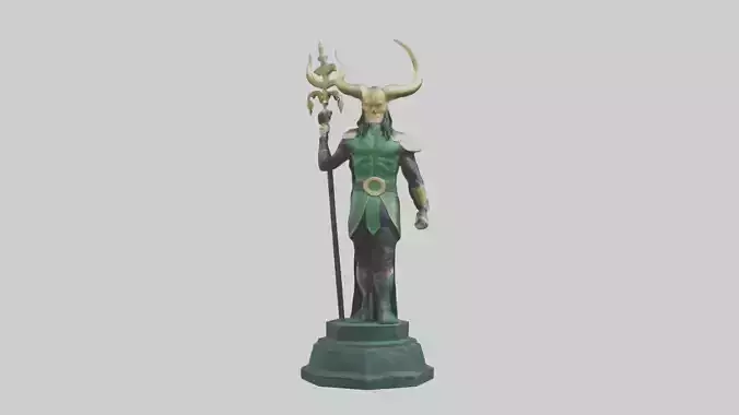 Loki statue model