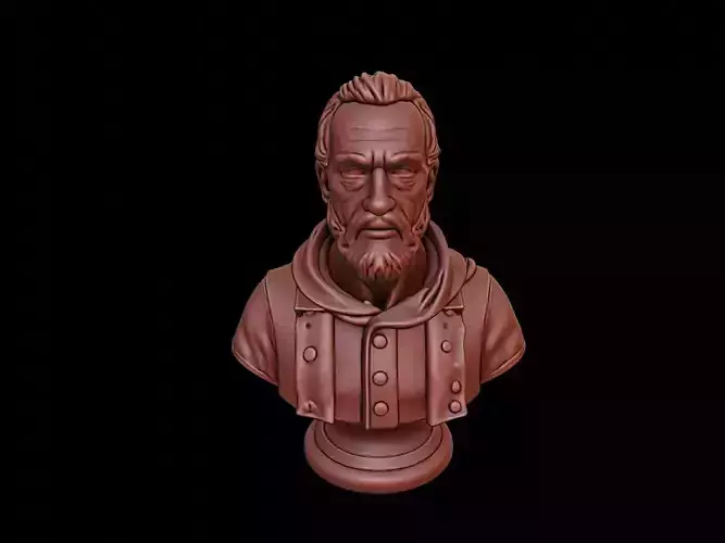 Roger Bacon Bust 3D print model