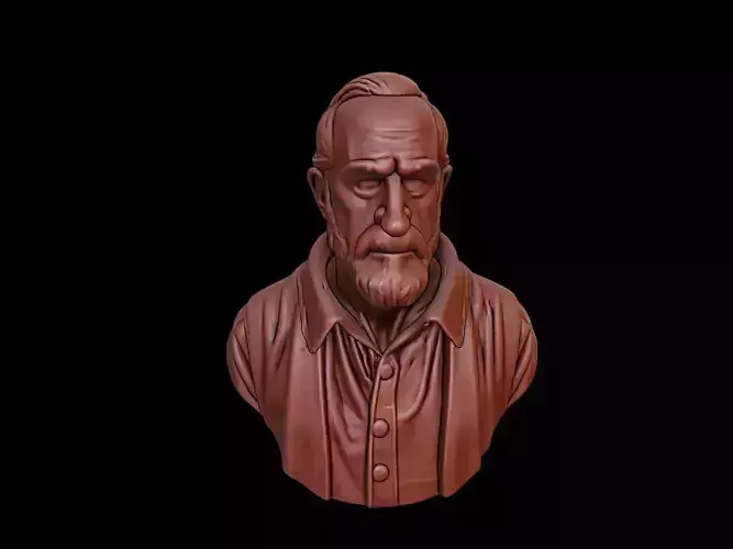 Roger Bacon Bust 3D print model