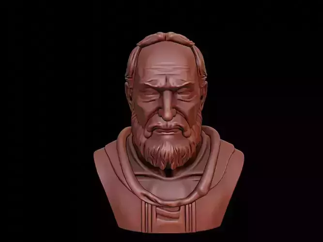 Roger Bacon Bust 3D print model