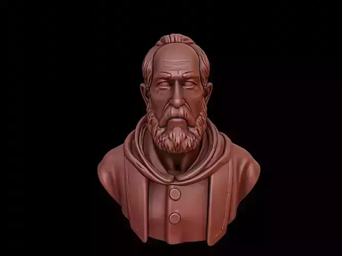 Roger Bacon Bust 3D print model