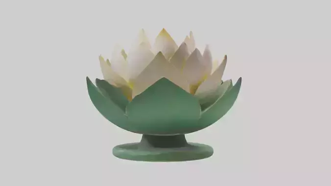 Lotus Blossom Sculpture model