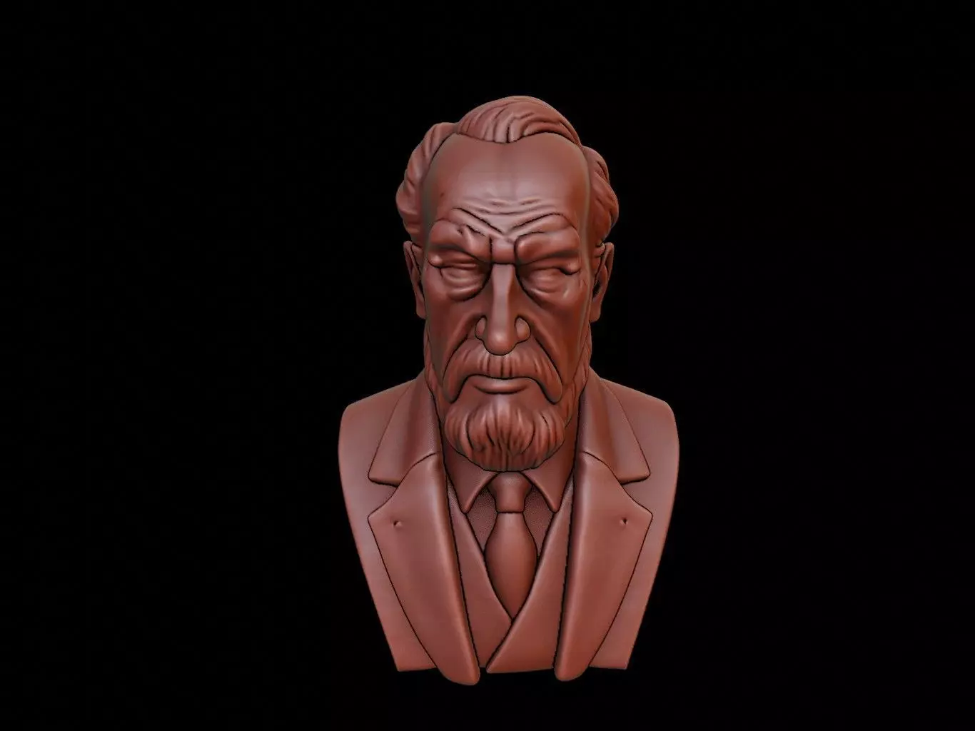 Sigmund Freud Bust 3D print model
