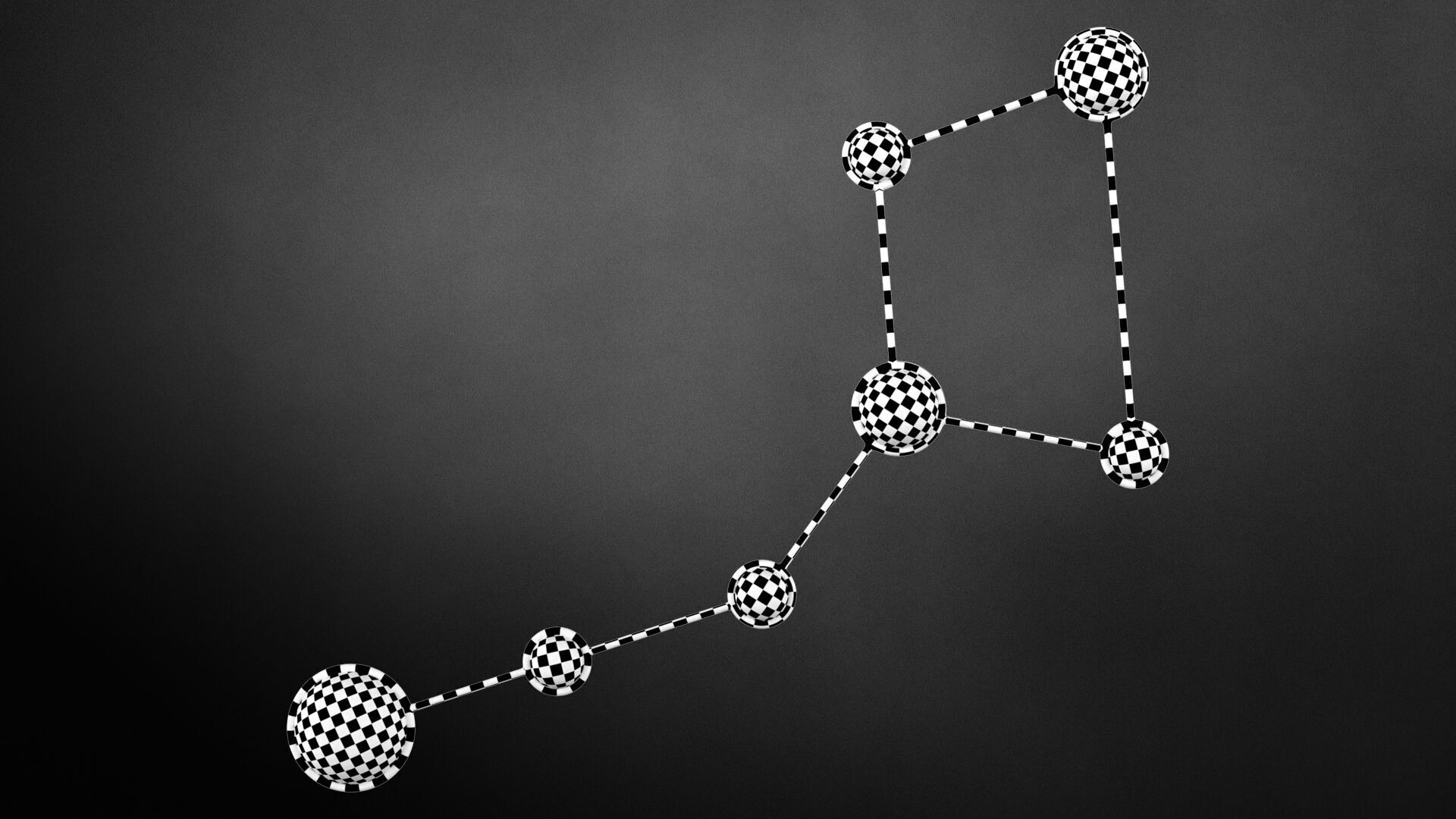 Constellation Ursa Minor Ceiling Sconce 3D model_5