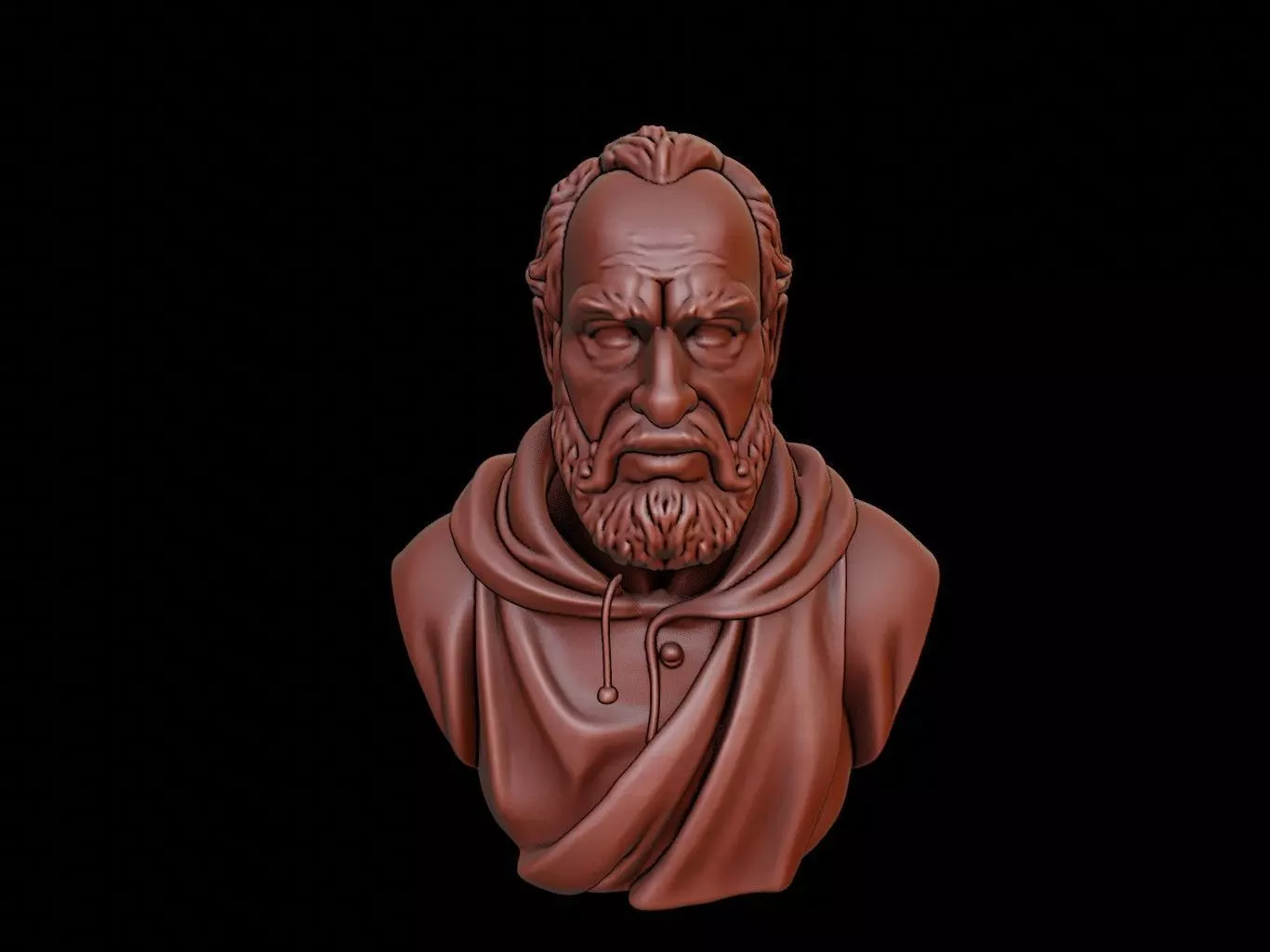 Thomas Aquinas Bust 3D print model