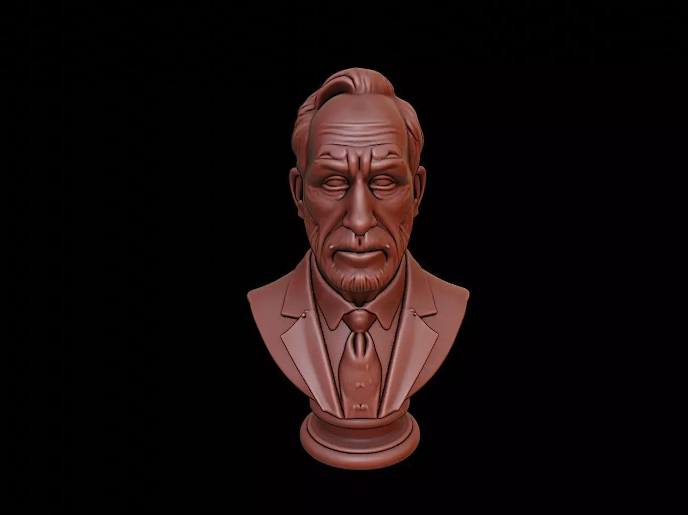 Thomas Kuhn Bust 3D print model_0
