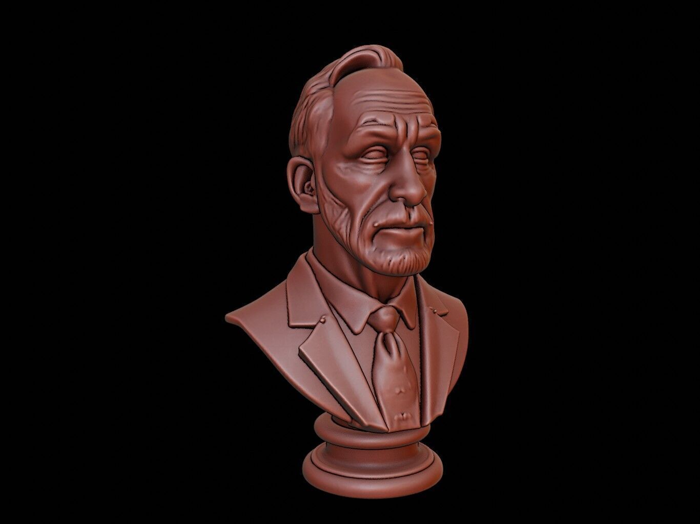 Thomas Kuhn Bust 3D print model_2