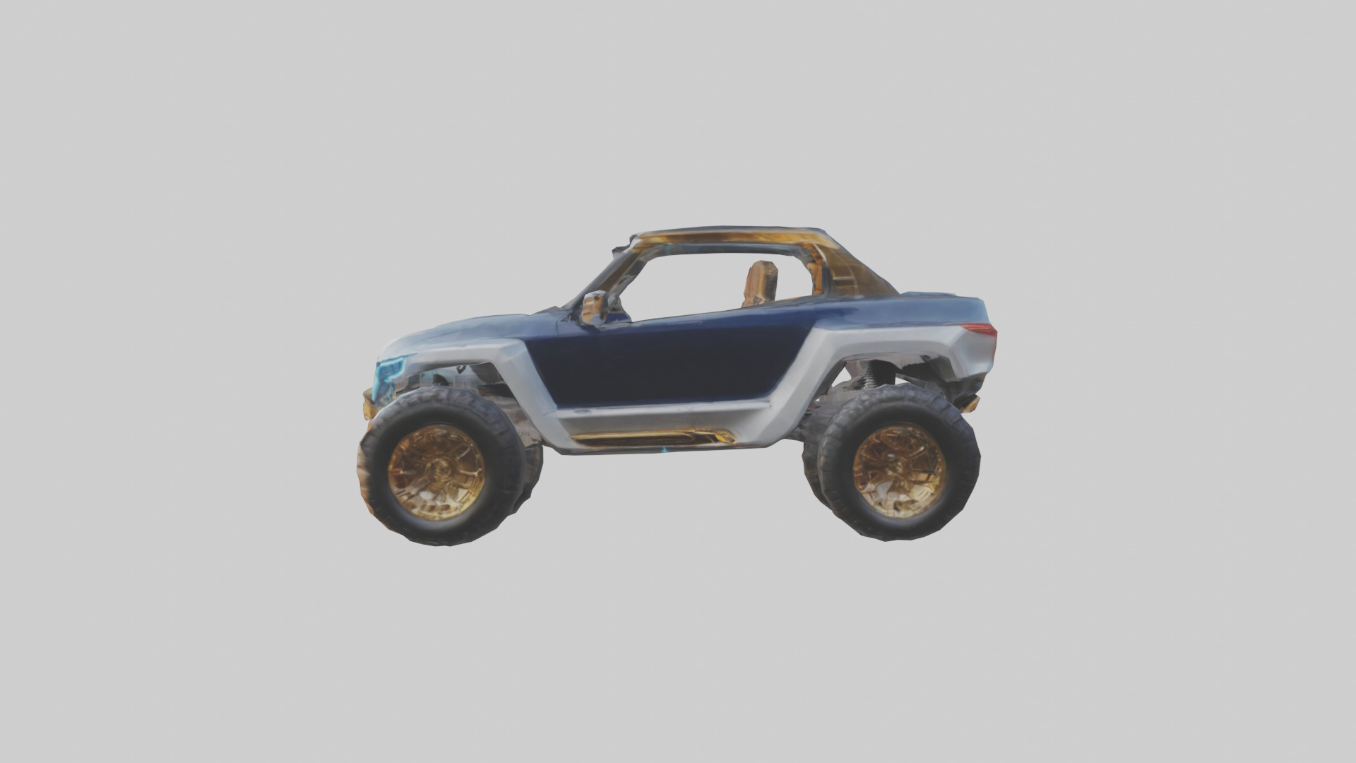 Luxury Electric Offroad Car model Low-poly 3D model_12