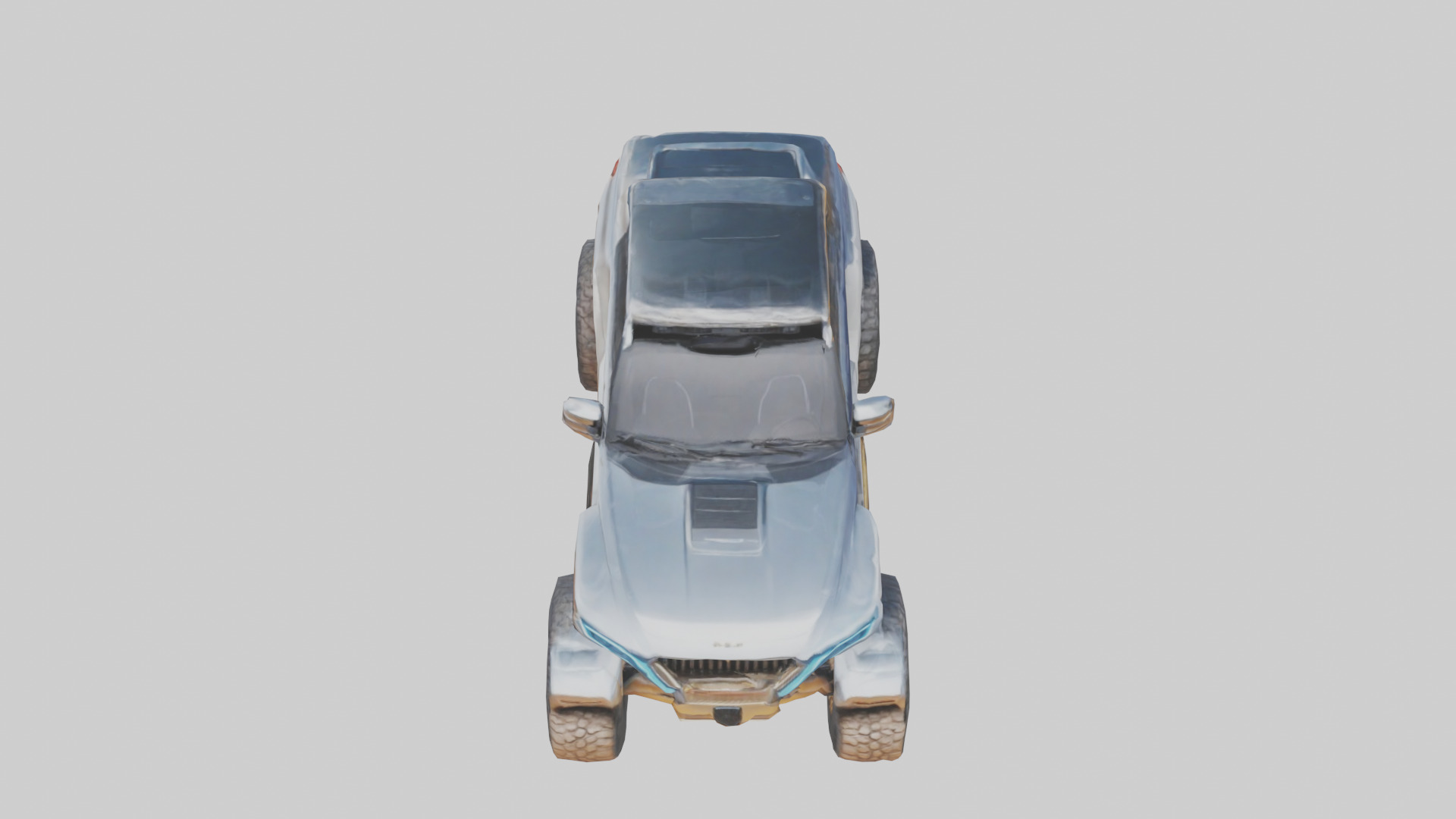 Luxury Electric Offroad Car model Low-poly 3D model_16