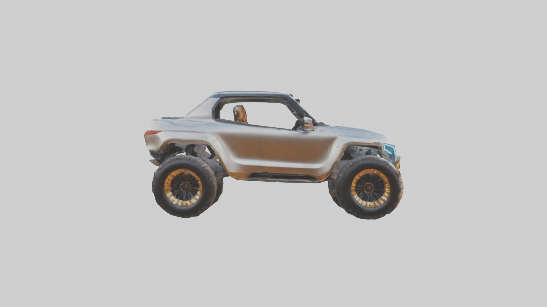 Luxury Electric Offroad Car model Low-poly 3D model_13