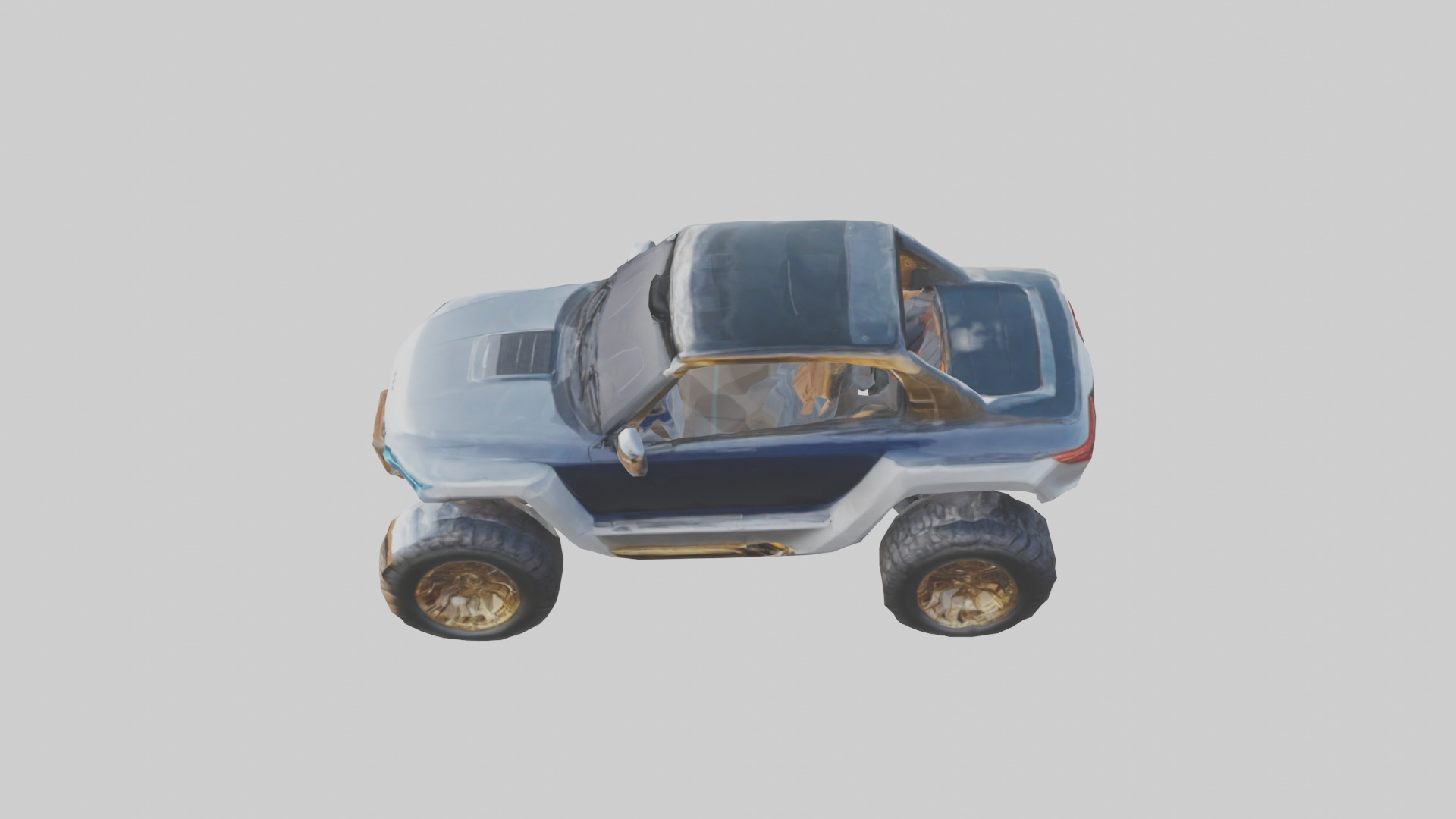 Luxury Electric Offroad Car model Low-poly 3D model_17