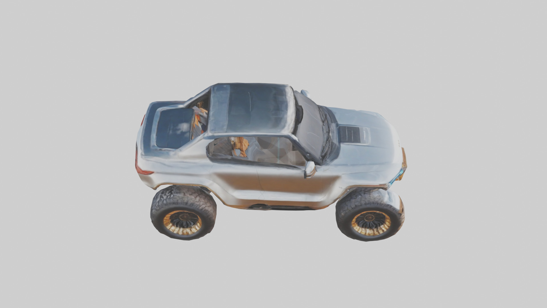 Luxury Electric Offroad Car model Low-poly 3D model_18
