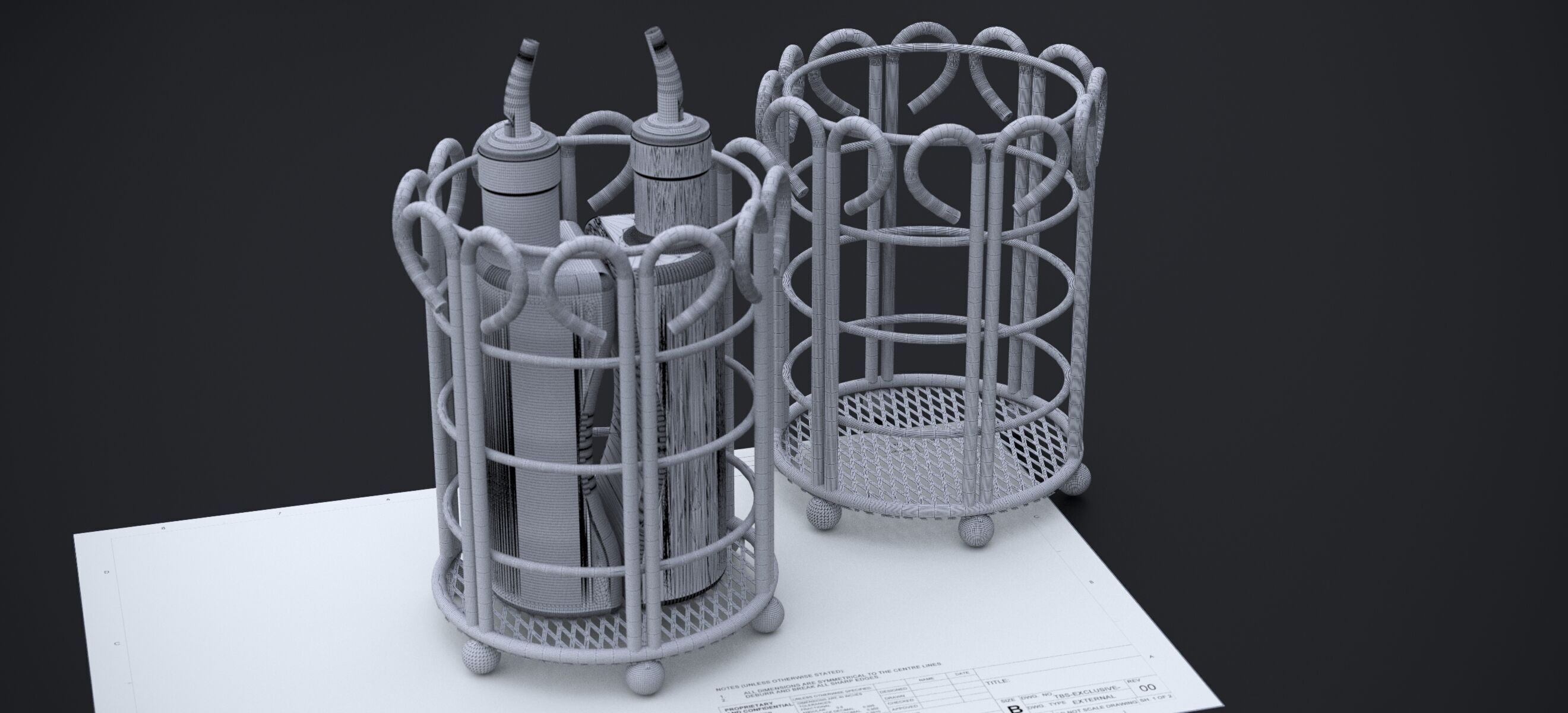 NORDSK METIF SALAD DRESSING BOTTLE 2021 3D model_11