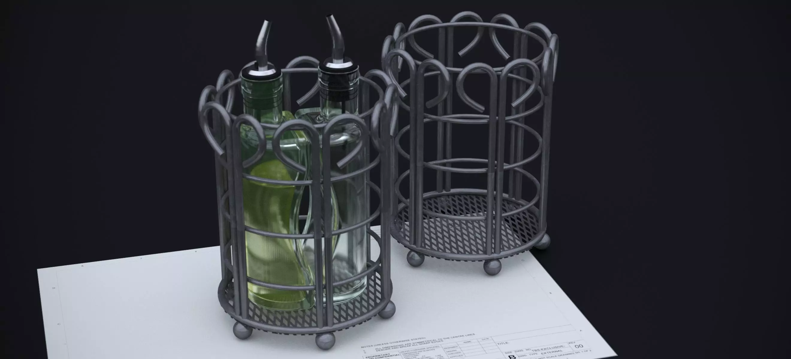 NORDSK METIF SALAD DRESSING BOTTLE 2021 3D model_0