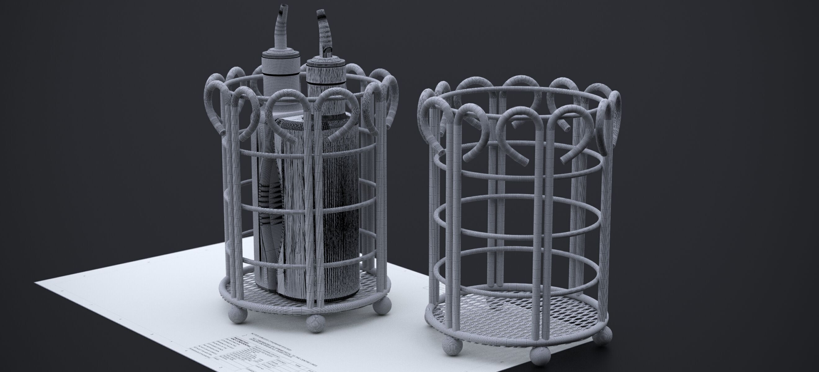 NORDSK METIF SALAD DRESSING BOTTLE 2021 3D model_12