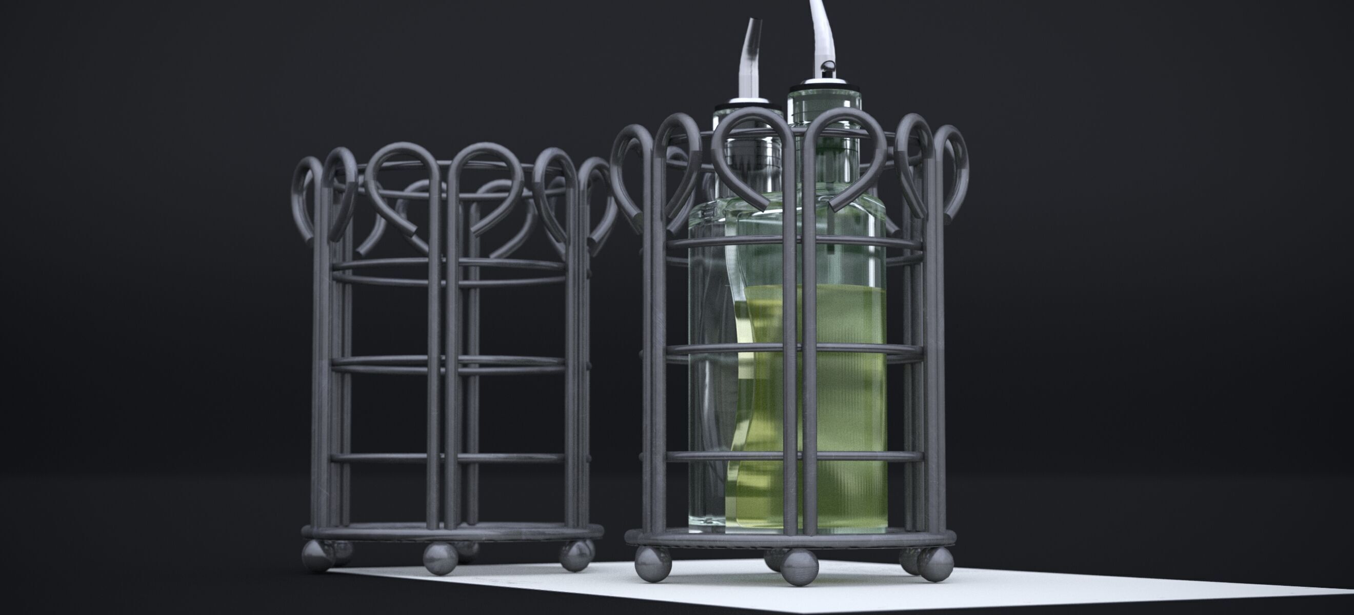 NORDSK METIF SALAD DRESSING BOTTLE 2021 3D model_6