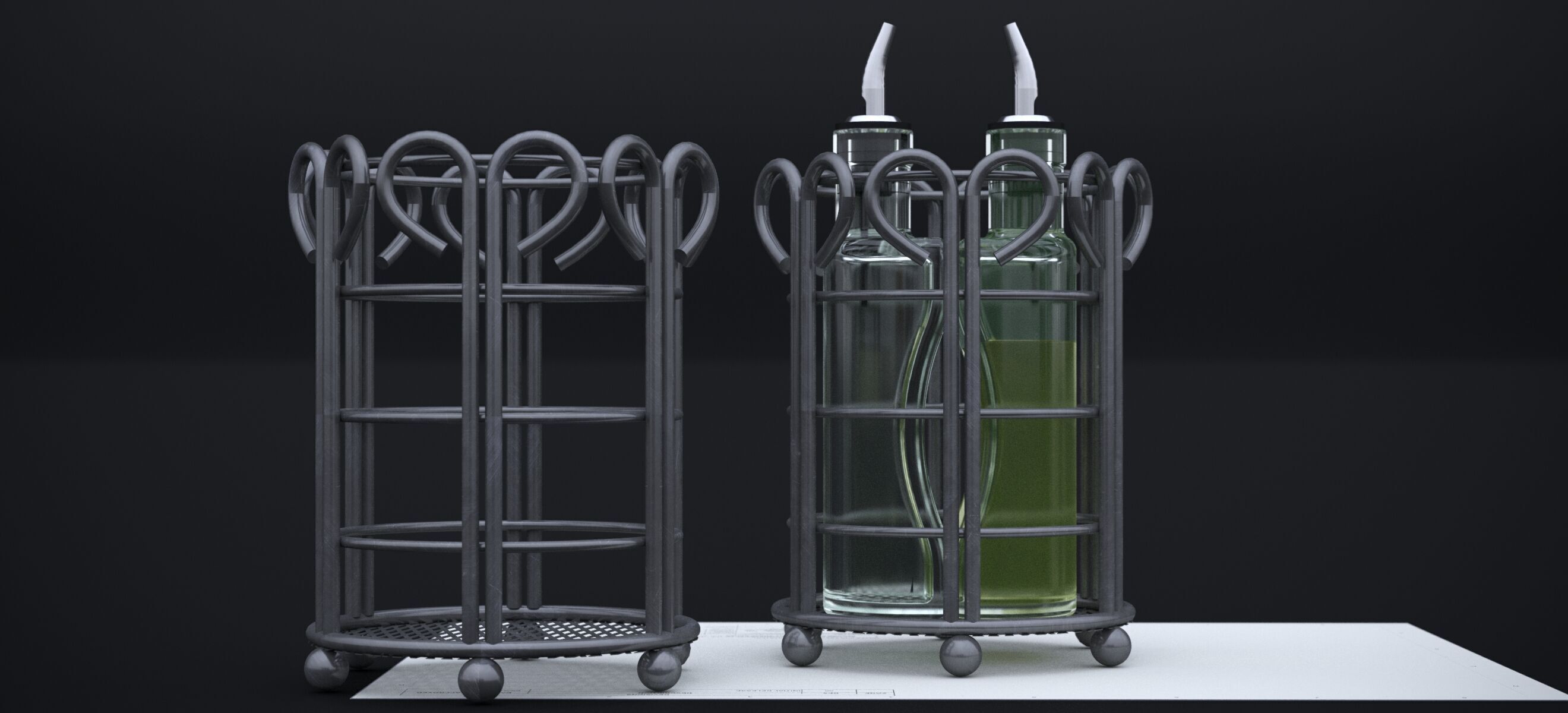 NORDSK METIF SALAD DRESSING BOTTLE 2021 3D model_5