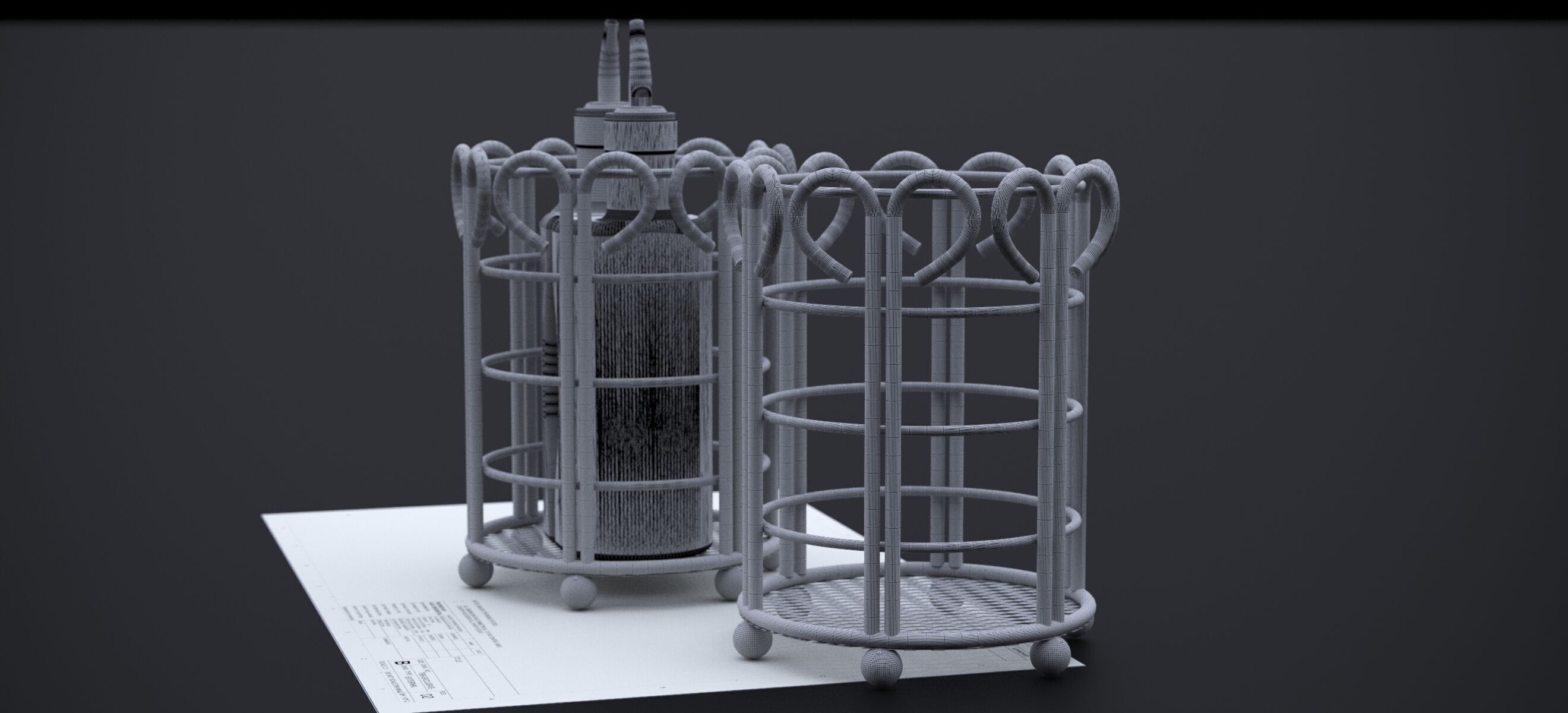 NORDSK METIF SALAD DRESSING BOTTLE 2021 3D model_14