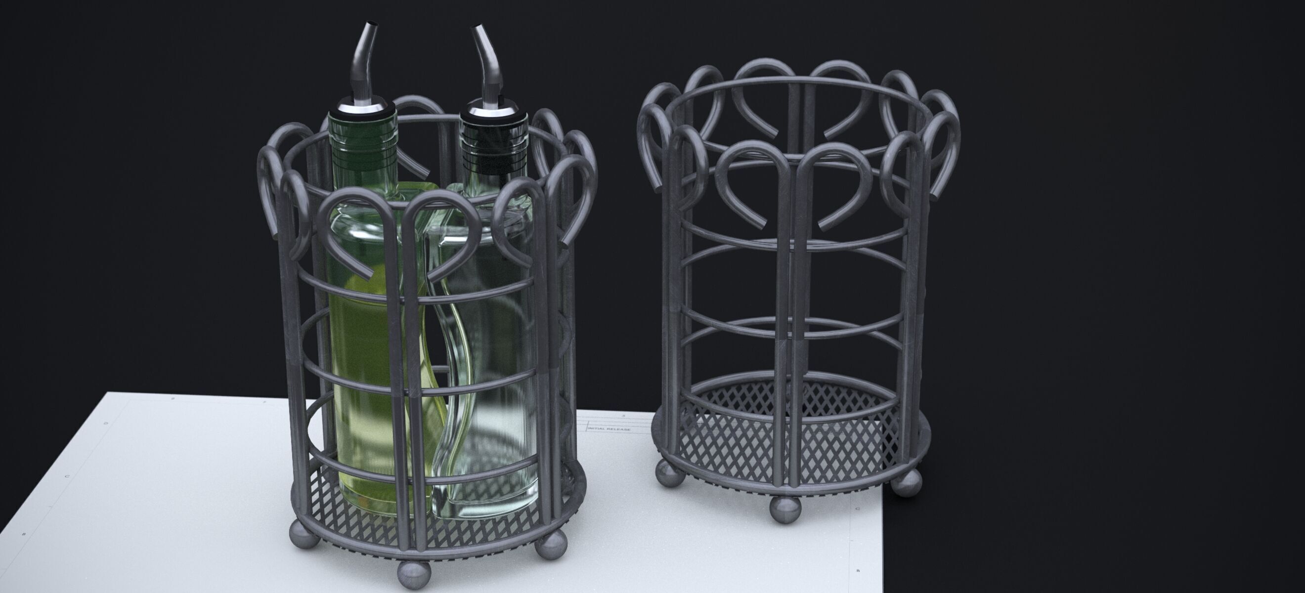 NORDSK METIF SALAD DRESSING BOTTLE 2021 3D model_1