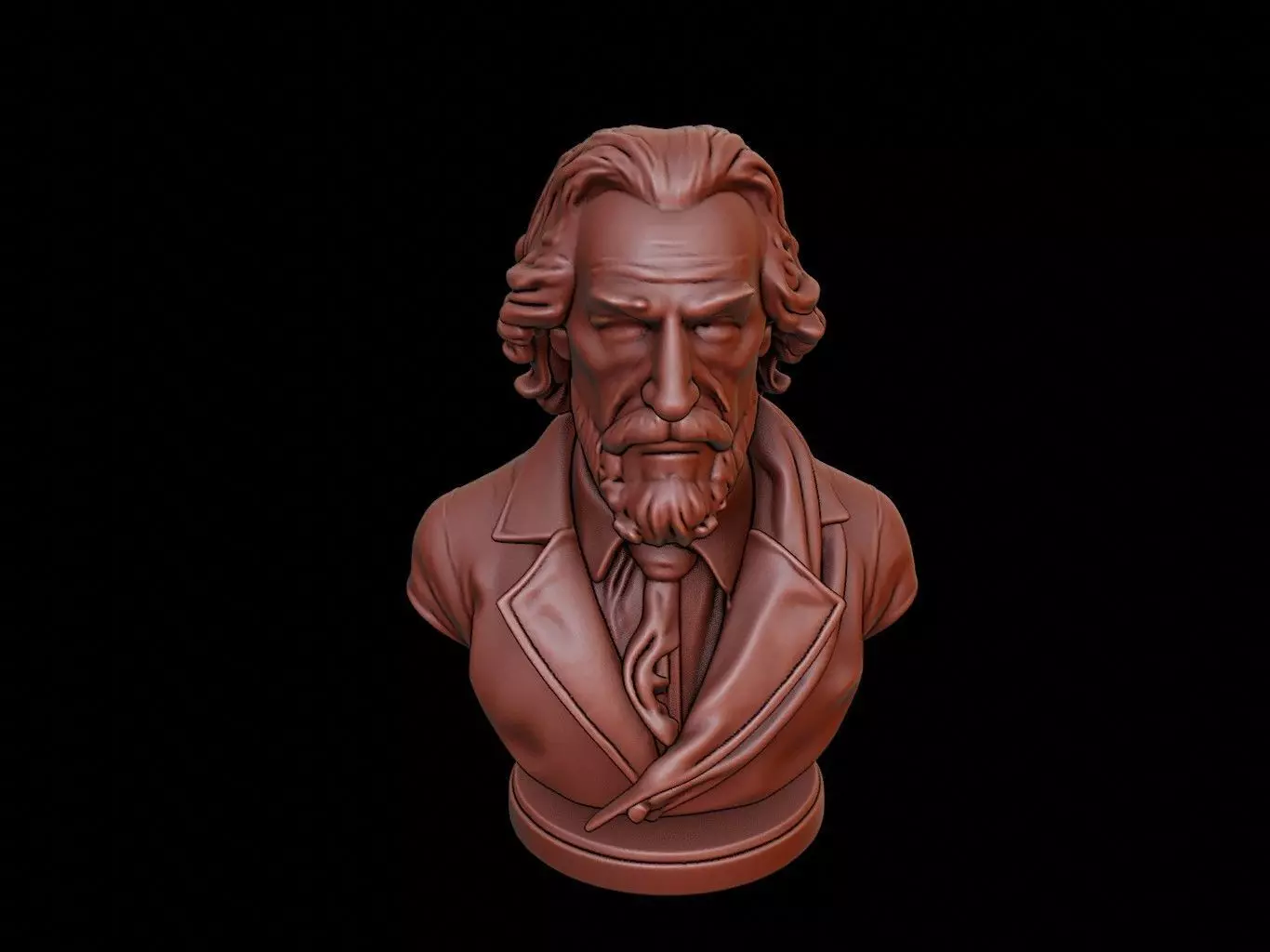 Voltaire Bust 3D print model